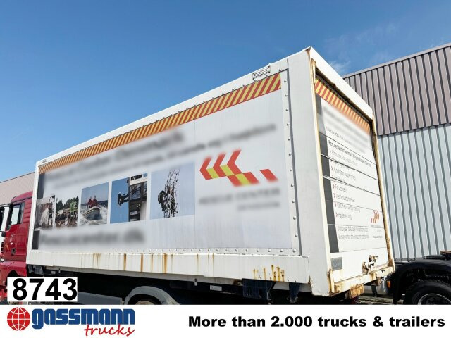 WKO 7.45 Wechselbrücke, Rolltor, Ex-Fahrschule, - Swap body - box: picture 1 WKO 7.45 Wechselbrücke, Rolltor, Ex-Fahrschule, - Swap body - box: picture 1