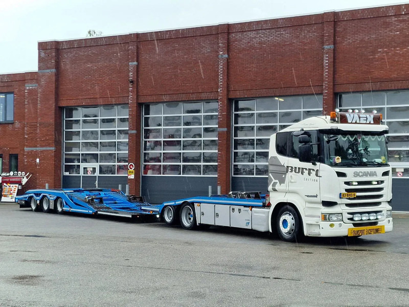 Scania R450 6x2 Trucktransporter GS Meppel + Trailer 2008 - Perfect condition - Retarder - Autotransporter truck: picture 2 Scania R450 6x2 Trucktransporter GS Meppel + Trailer 2008 - Perfect condition - Retarder - Autotransporter truck: picture 2