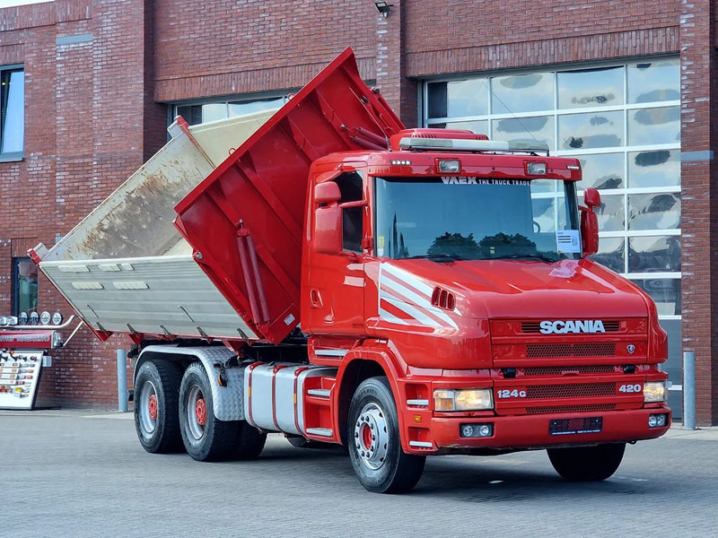 Scania T124-420 6x4 - Tipper - Retarder - Full steel - HUB Reduction - Manual gearbox - Tipper: picture 2 Scania T124-420 6x4 - Tipper - Retarder - Full steel - HUB Reduction - Manual gearbox - Tipper: picture 2