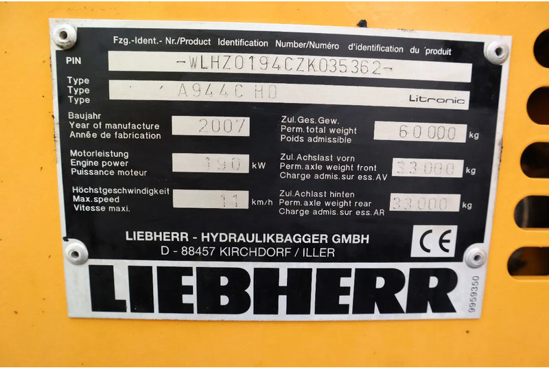 Waste/ Industry handler Liebherr A944 C HD | LOG GRAPPLE | HOLZGREIFER | TIMBER: picture 20