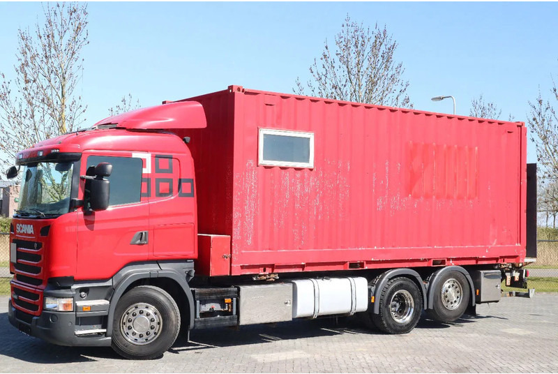 Scania R490 | 6X2 | RETARDER | BDF | MOBILE WORKSHOP | WERKSTATT - Container transporter/ Swap body truck: picture 1 Scania R490 | 6X2 | RETARDER | BDF | MOBILE WORKSHOP | WERKSTATT - Container transporter/ Swap body truck: picture 1