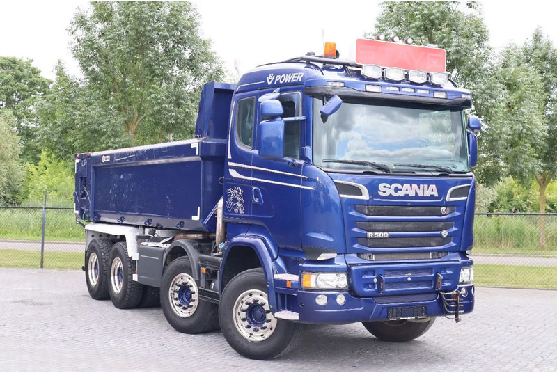 Scania R580 V8 | FULL STEEL | BIG AXLES | RETARDER | EURO 6 - Tipper: picture 4 Scania R580 V8 | FULL STEEL | BIG AXLES | RETARDER | EURO 6 - Tipper: picture 4