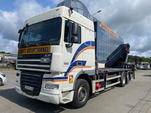 DAF XF105 460 - Dropside/ Flatbed truck, Crane truck: picture 1 DAF XF105 460 - Dropside/ Flatbed truck, Crane truck: picture 1