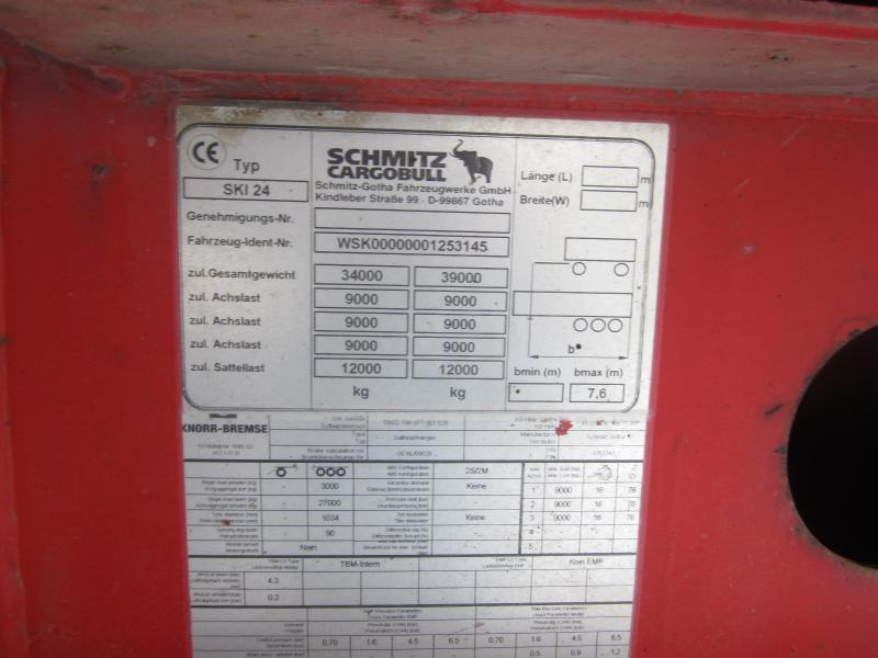 Schmitz Cargobull SKI 24 - Tipper semi-trailer: picture 3 Schmitz Cargobull SKI 24 - Tipper semi-trailer: picture 3