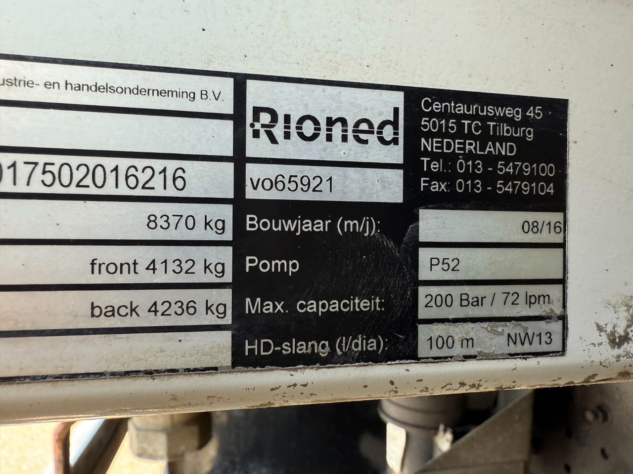 Vacuum truck FUSO Canter 9C18 Duonic Rioned 3500 l. Kombi Euro 6: picture 20