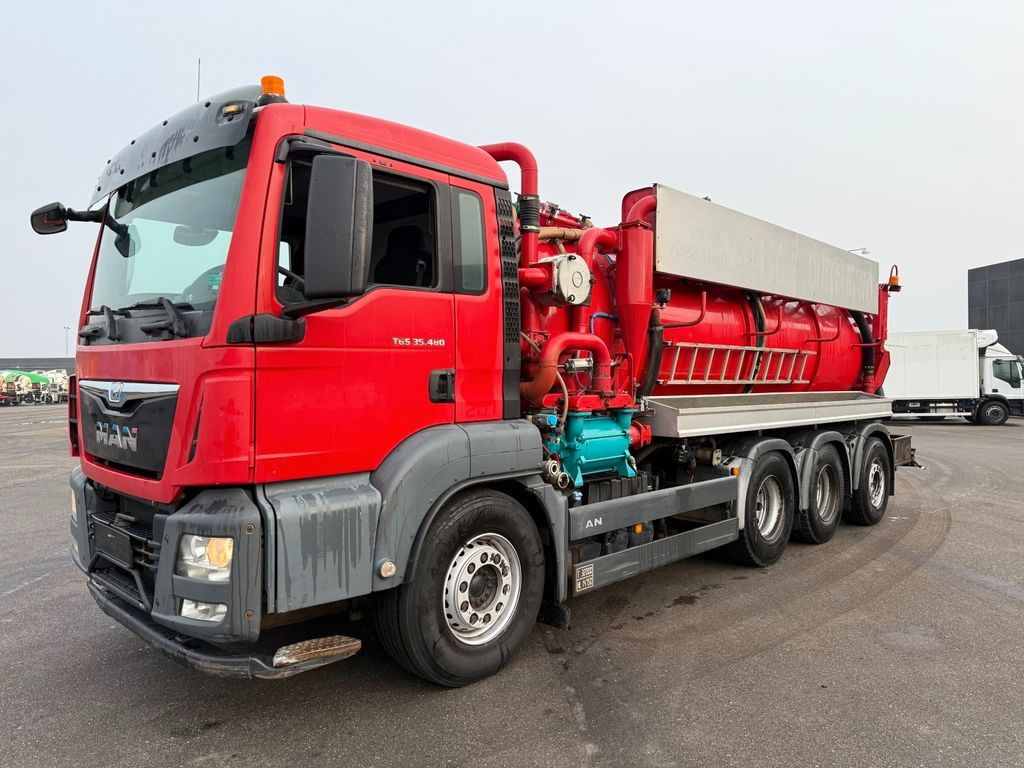 MAN TGS 35.480 8x4*4 Larsen 16.000 l. Euro 6 Kombi - Vacuum truck: picture 1 MAN TGS 35.480 8x4*4 Larsen 16.000 l. Euro 6 Kombi - Vacuum truck: picture 1