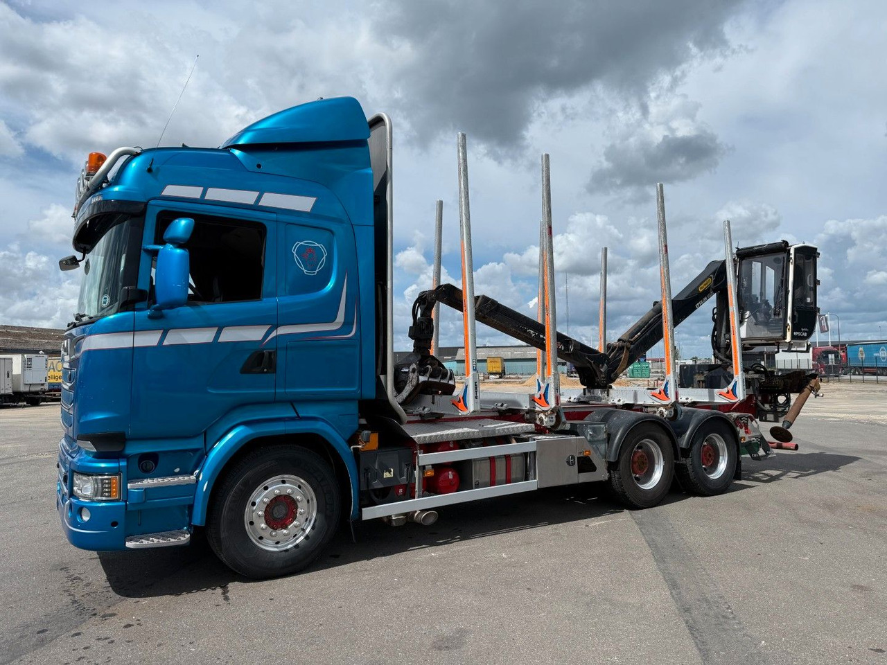 Scania R730 V8 6x4 Palfinger Epsilon M12L80 / Holz - Timber truck, Crane truck: picture 1 Scania R730 V8 6x4 Palfinger Epsilon M12L80 / Holz - Timber truck, Crane truck: picture 1