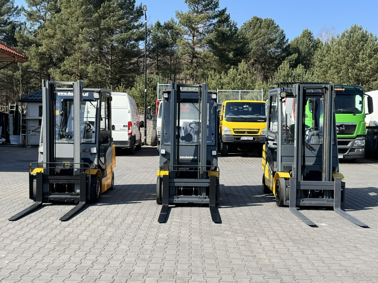 LPG forklift Jungheinrich TFG 316 Duplex Przesuw Boczny Oświetlenie Robocze: picture 9