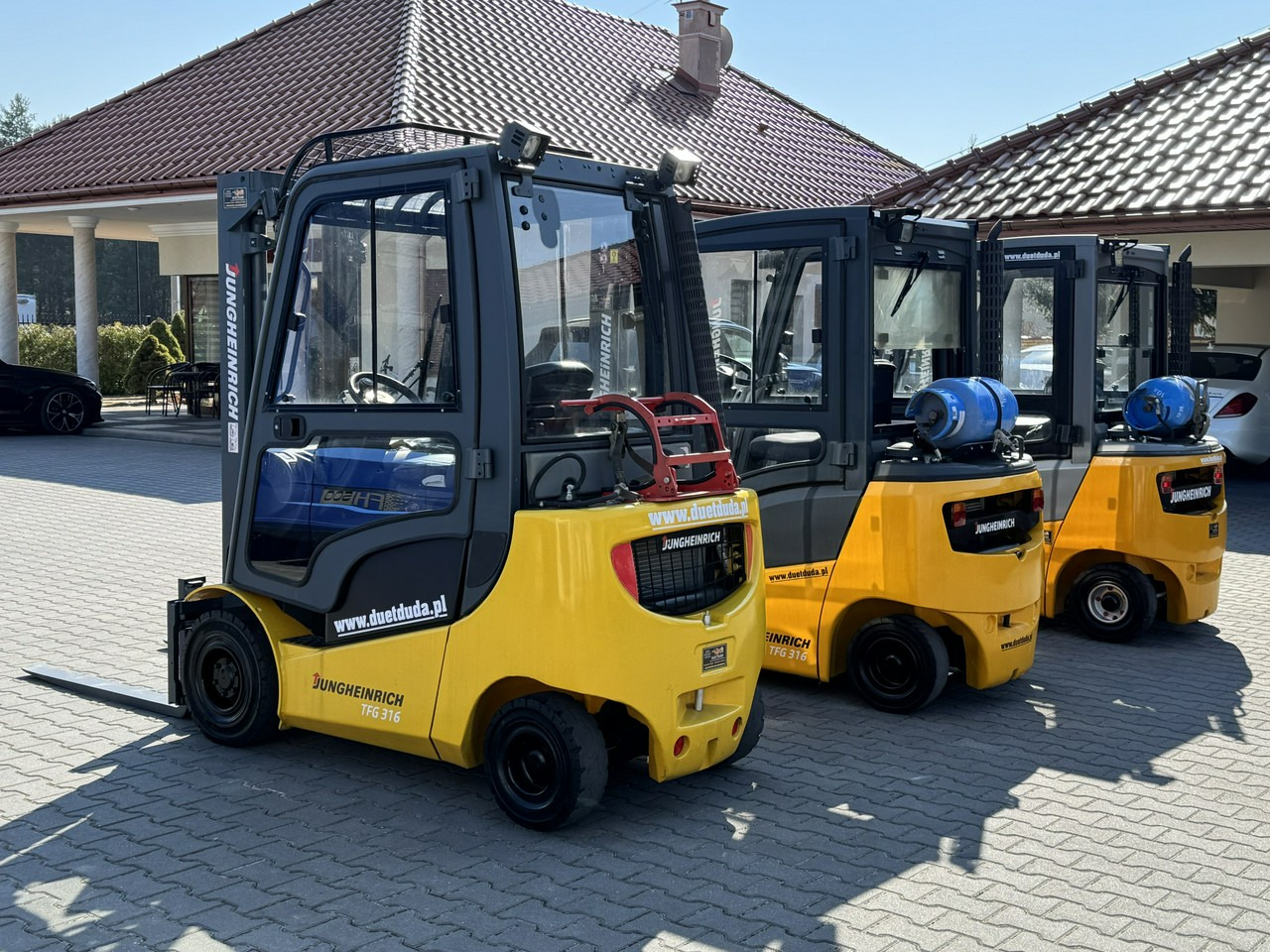 LPG forklift Jungheinrich TFG 316 Duplex Przesuw Boczny Oświetlenie Robocze: picture 16