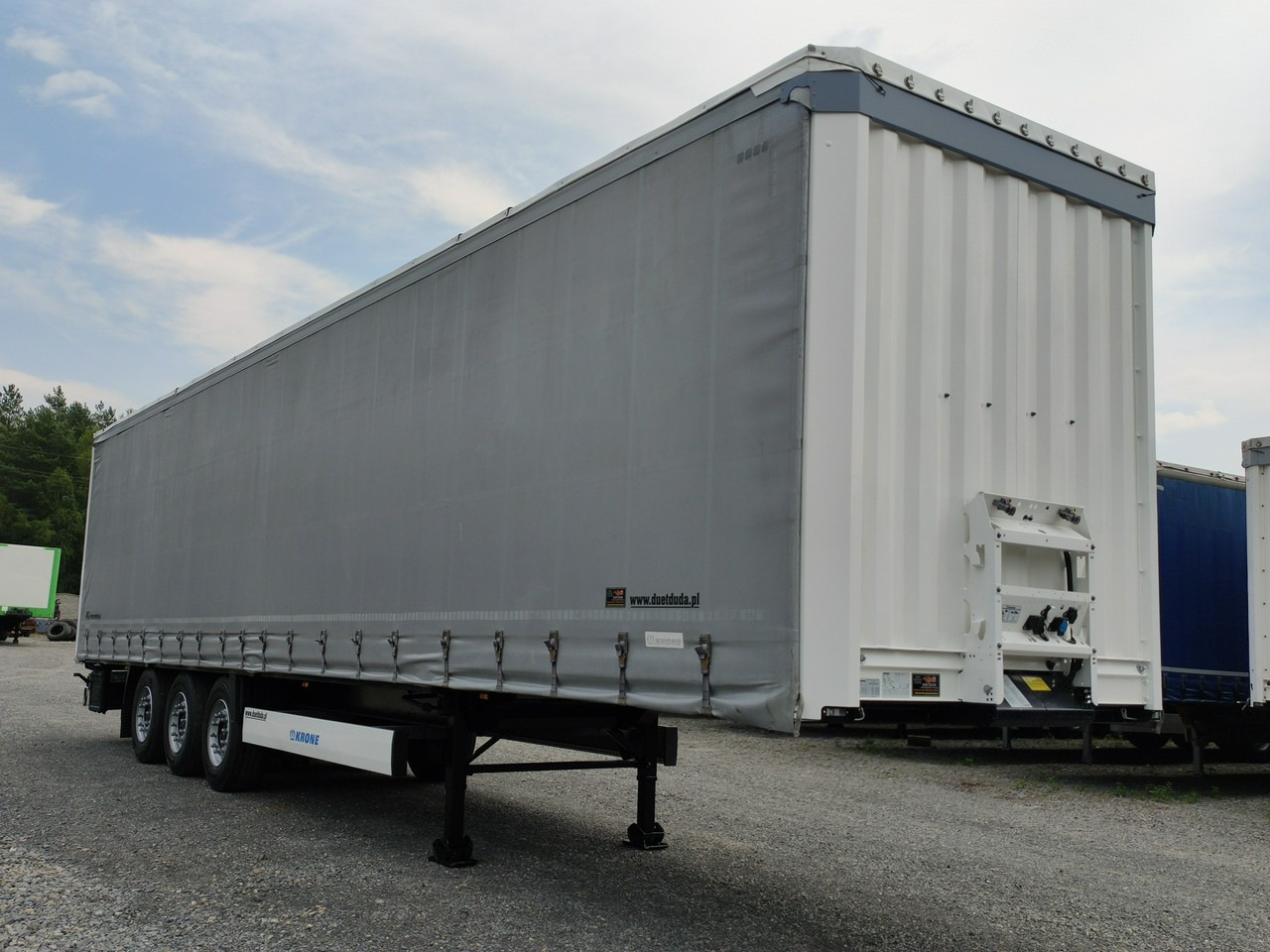 Curtainsider semi-trailer Krone Standard OŚ Podnoszona SAF 2017r: picture 38