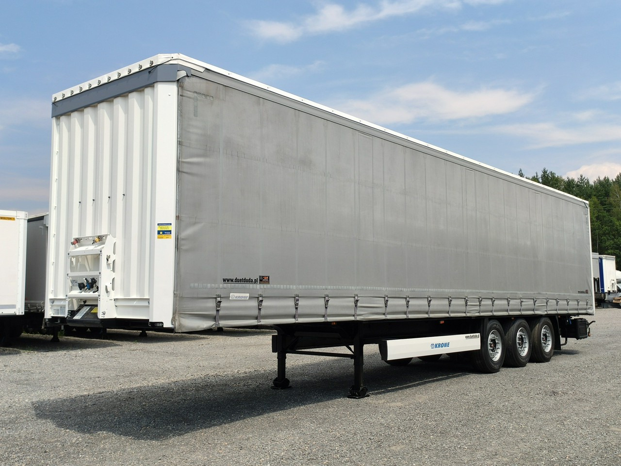 Curtainsider semi-trailer Krone Standard OŚ Podnoszona SAF 2017r: picture 27