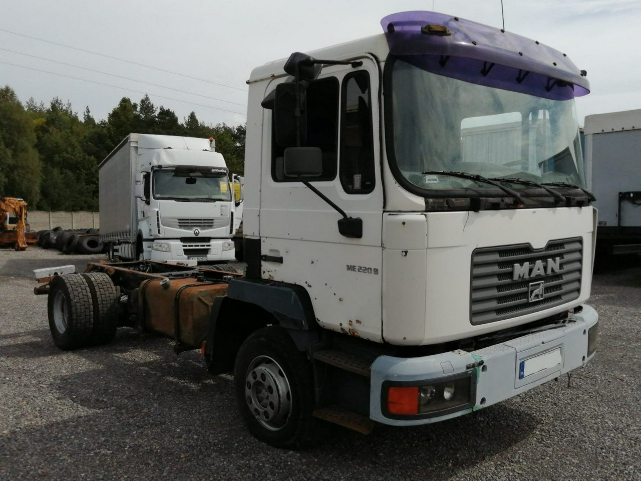MAN ME 220B 4x2 Rama do zabudowy Sprawny !!! - Cab chassis truck: picture 2 MAN ME 220B 4x2 Rama do zabudowy Sprawny !!! - Cab chassis truck: picture 2