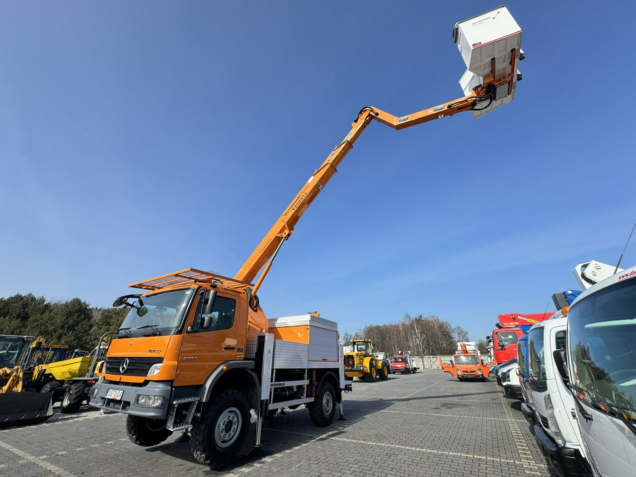 Truck mounted aerial platform Mercedes Atego 1324 4x4 Zwyżka RUTHMANN STEIGER T220S12 Podnośnik Koszowy: picture 8