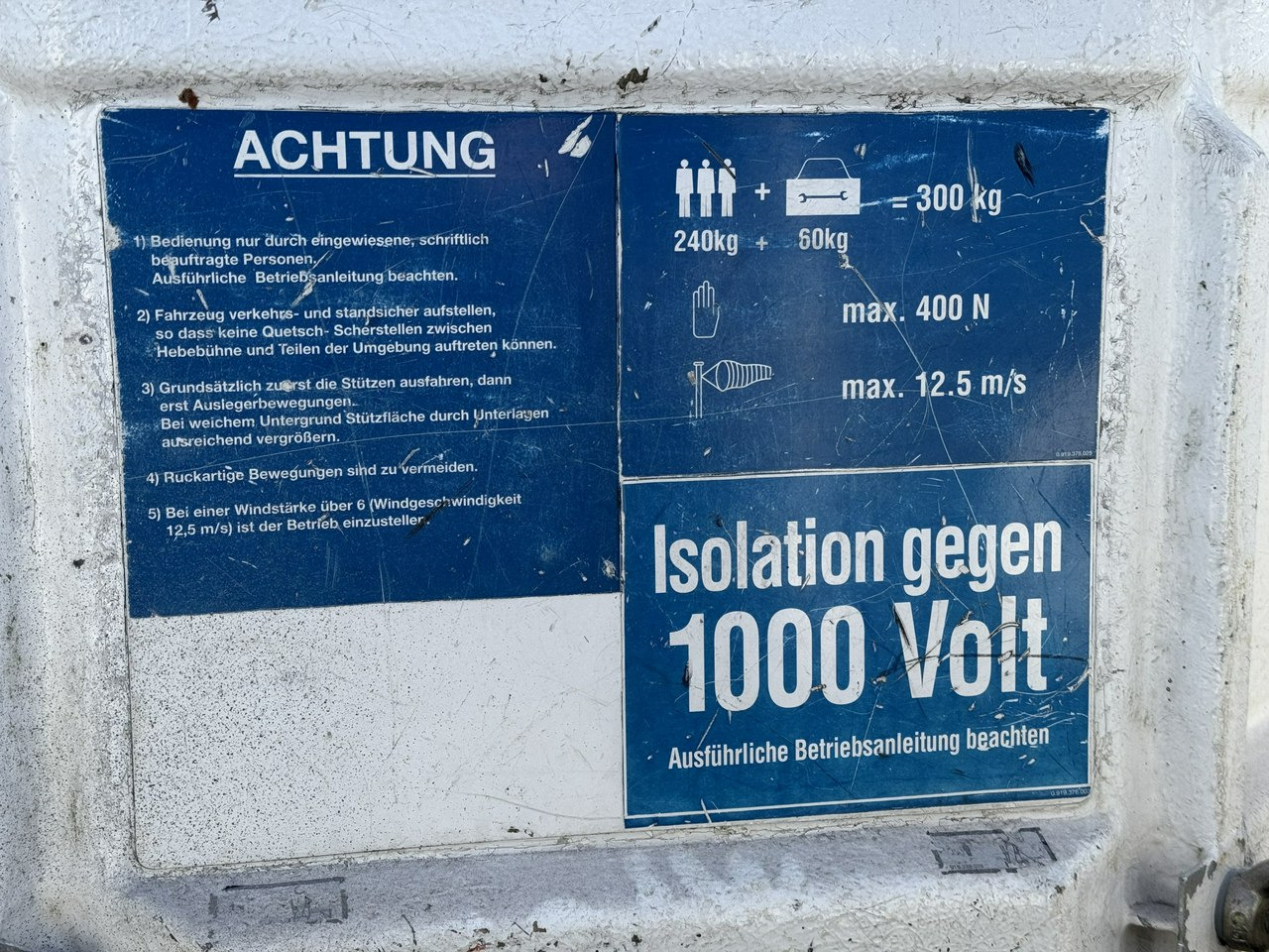 Truck mounted aerial platform Mercedes Atego 1324 4x4 Zwyżka RUTHMANN STEIGER T220S12 Podnośnik Koszowy: picture 16