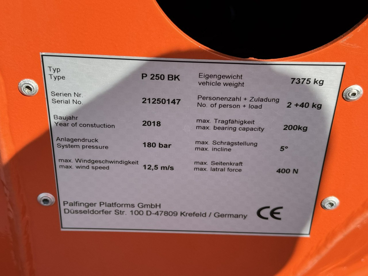 Truck mounted aerial platform Mercedes Atego 818 E6 4x4 Zwyżka PALFINGER P250 BK Podnośnik Koszowy: picture 21