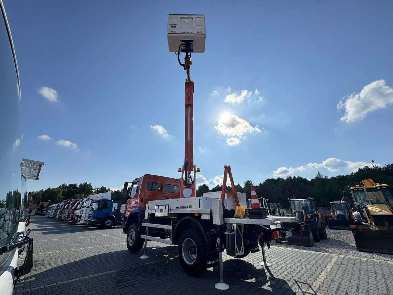 Truck mounted aerial platform Mercedes Atego 818 E6 4x4 Zwyżka PALFINGER P250 BK Podnośnik Koszowy: picture 22