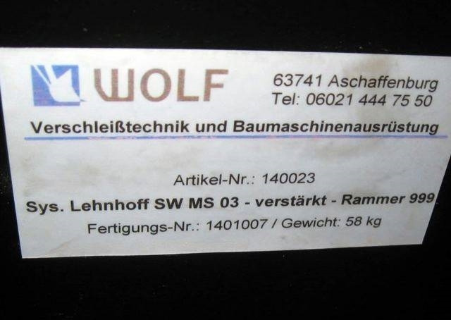 Wolf Schraubadapter MS03 zu Rammer 999 - Quick coupler for Construction machinery: picture 3 Wolf Schraubadapter MS03 zu Rammer 999 - Quick coupler for Construction machinery: picture 3