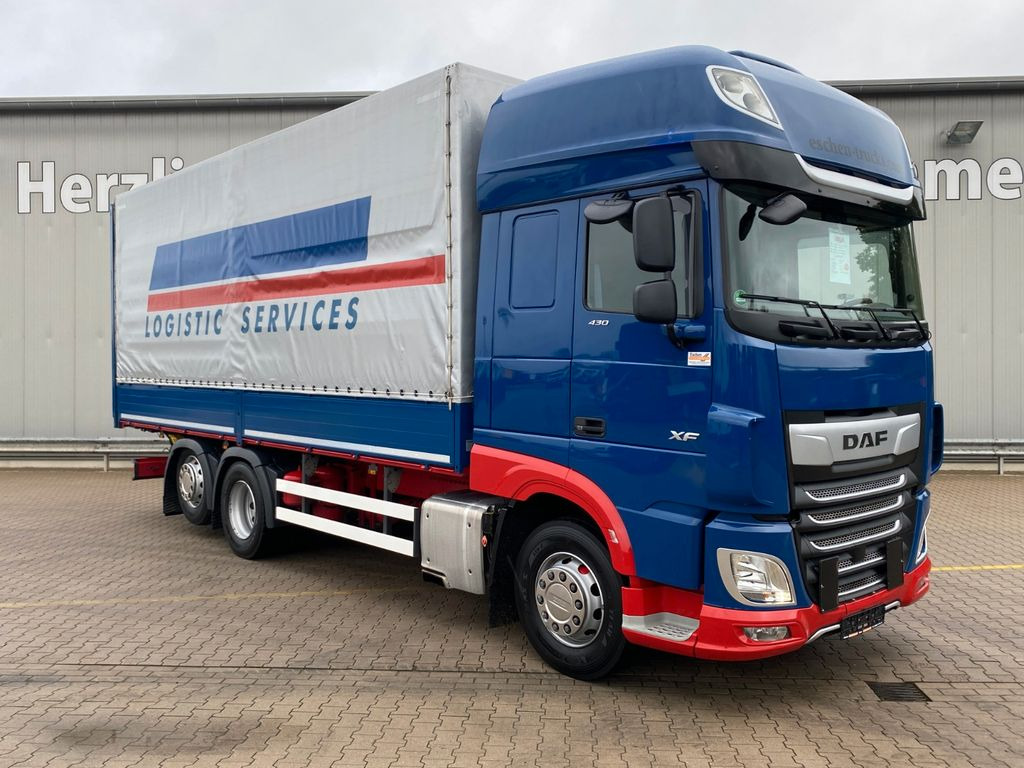 Curtainsider truck DAF XF 430 SSC | Skylights*Navi*Standklima*AHK*Lift: picture 8