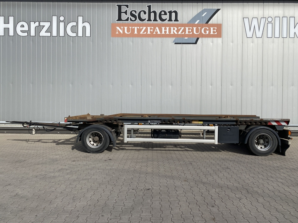 Hüffermann HAR 18.70 Außenrollenanhänger - Roll-off/ Skip trailer: picture 2 Hüffermann HAR 18.70 Außenrollenanhänger - Roll-off/ Skip trailer: picture 2