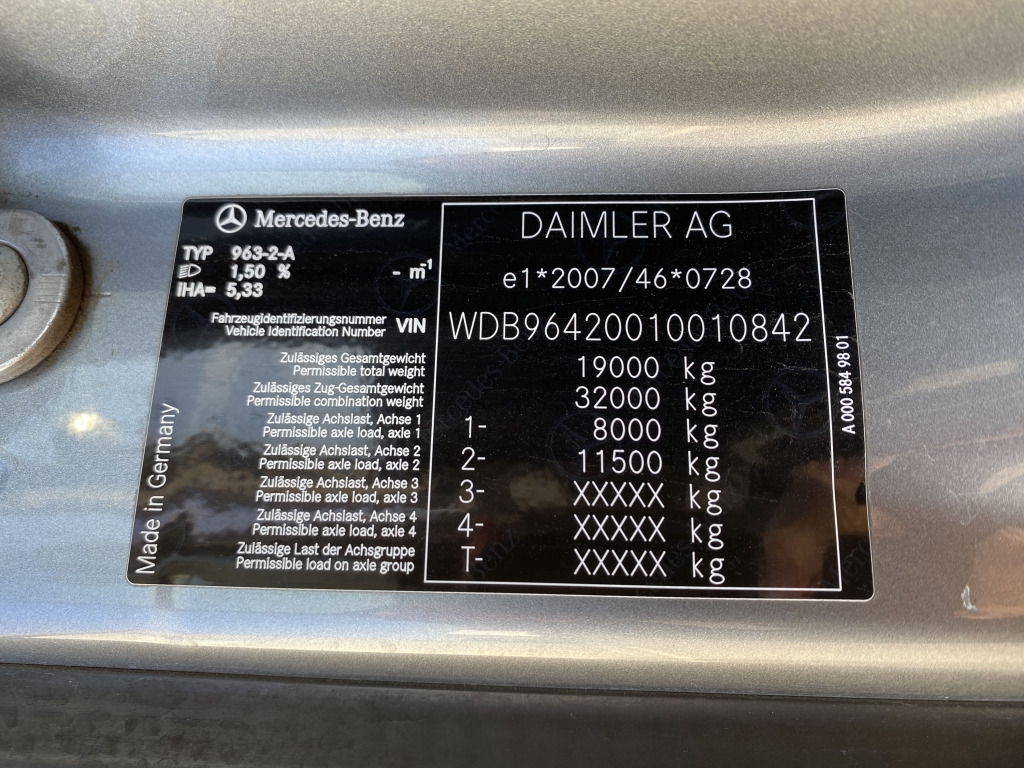 Mercedes-Benz 1832 4x2 / Fassi Kran - Tipper, Crane truck: picture 4 Mercedes-Benz 1832 4x2 / Fassi Kran - Tipper, Crane truck: picture 4