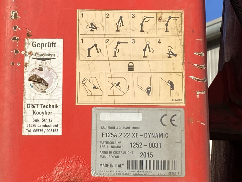 Mercedes-Benz 1832 4x2 / Fassi Kran - Tipper, Crane truck: picture 3 Mercedes-Benz 1832 4x2 / Fassi Kran - Tipper, Crane truck: picture 3