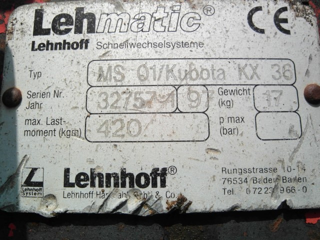 Lehnhoff MS 01 - Quick coupler: picture 5 Lehnhoff MS 01 - Quick coupler: picture 5