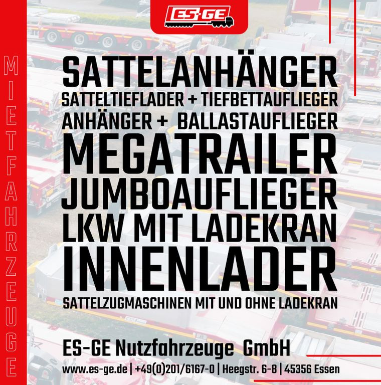 ES-GE 3-Achs Sattelanhänger - Rungen + CV - Dropside/ Flatbed semi-trailer: picture 5 ES-GE 3-Achs Sattelanhänger - Rungen + CV - Dropside/ Flatbed semi-trailer: picture 5