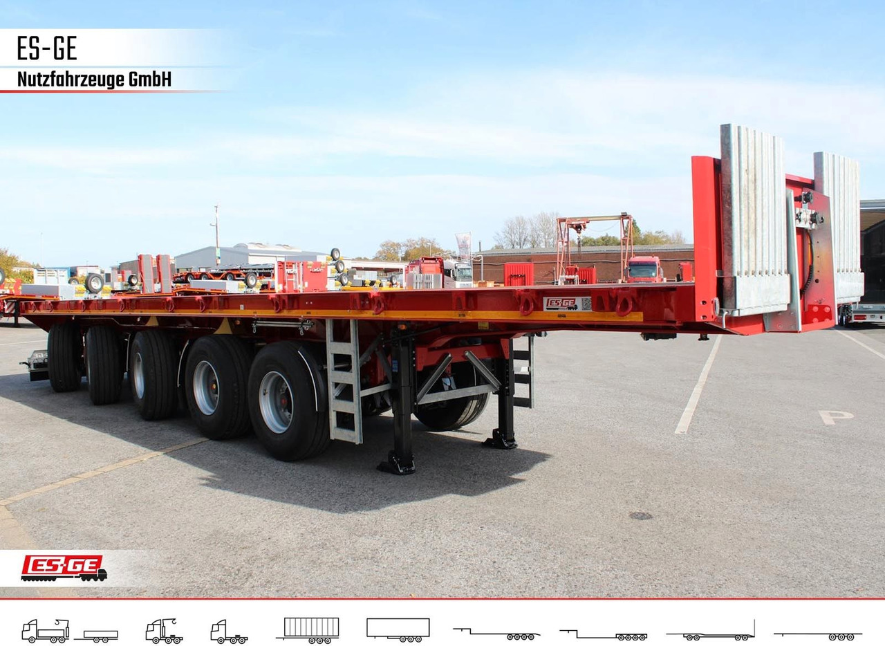 ES-GE 5-Achs-Ballastauflieger - Dropside/ Flatbed semi-trailer: picture 1 ES-GE 5-Achs-Ballastauflieger - Dropside/ Flatbed semi-trailer: picture 1