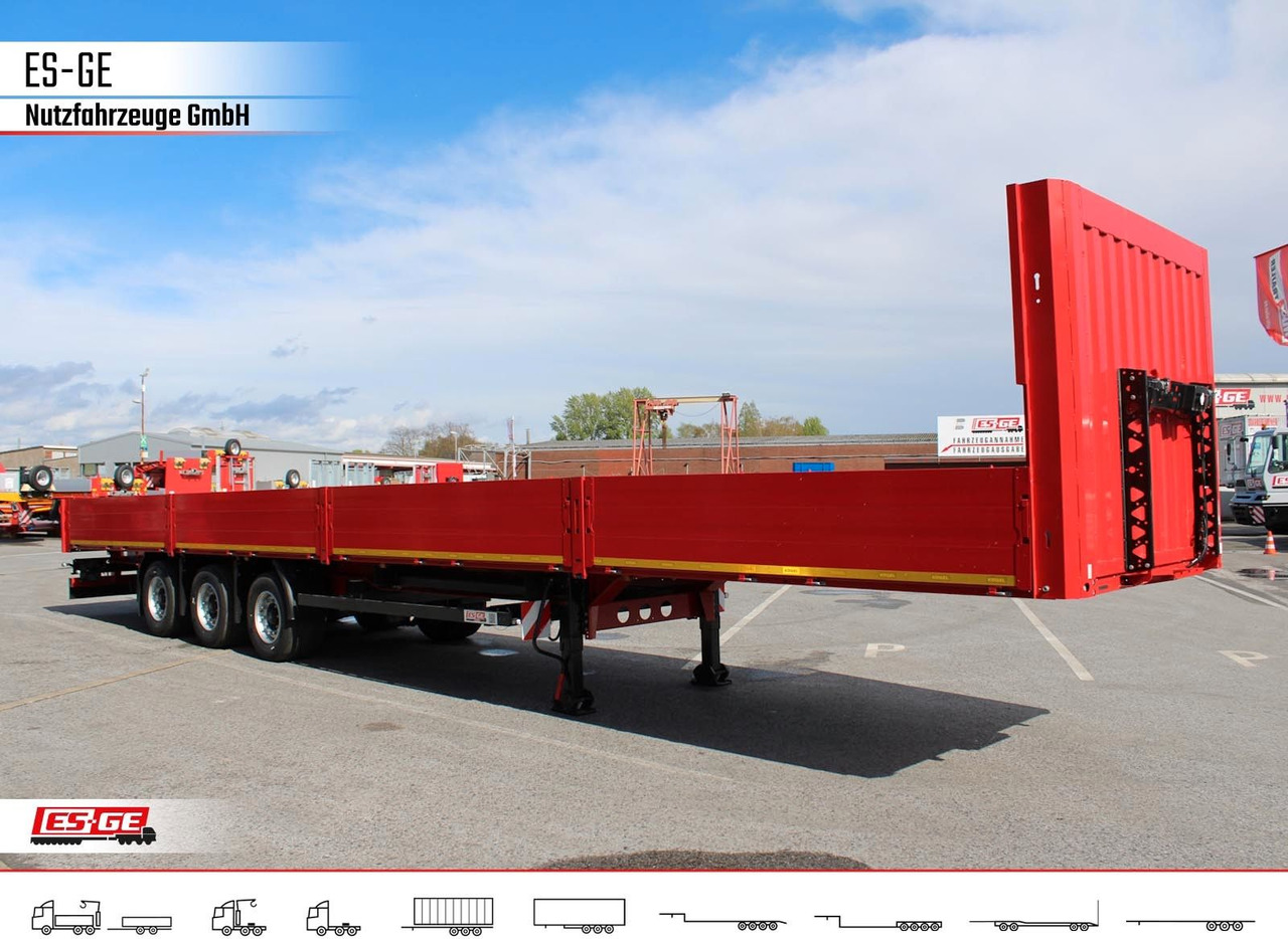 Kögel 3-Achs-Mega Chassis, Bordwände - Dropside/ Flatbed semi-trailer: picture 4 Kögel 3-Achs-Mega Chassis, Bordwände - Dropside/ Flatbed semi-trailer: picture 4