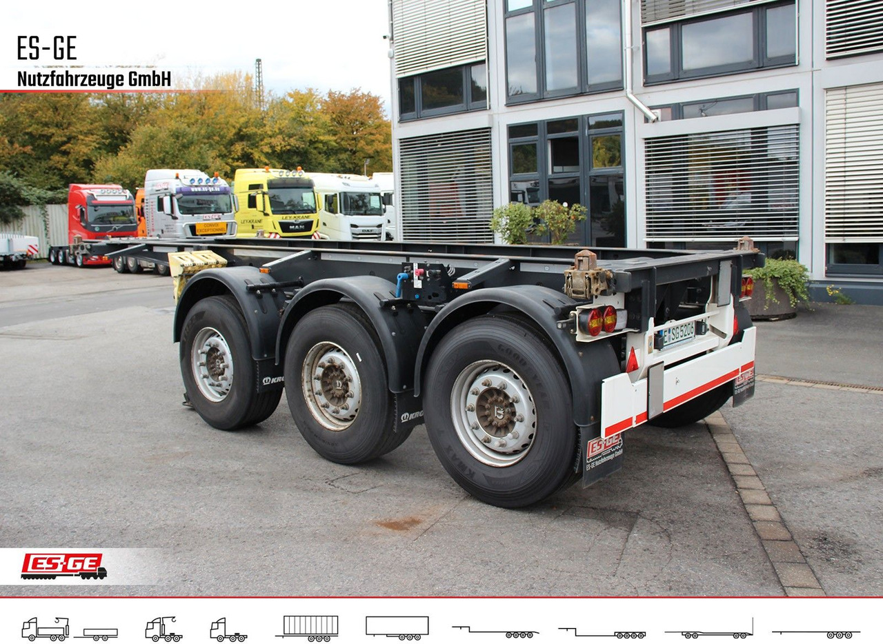 Krone 3-Achs-Containerchassis 20' - Container transporter/ Swap body semi-trailer: picture 2 Krone 3-Achs-Containerchassis 20' - Container transporter/ Swap body semi-trailer: picture 2