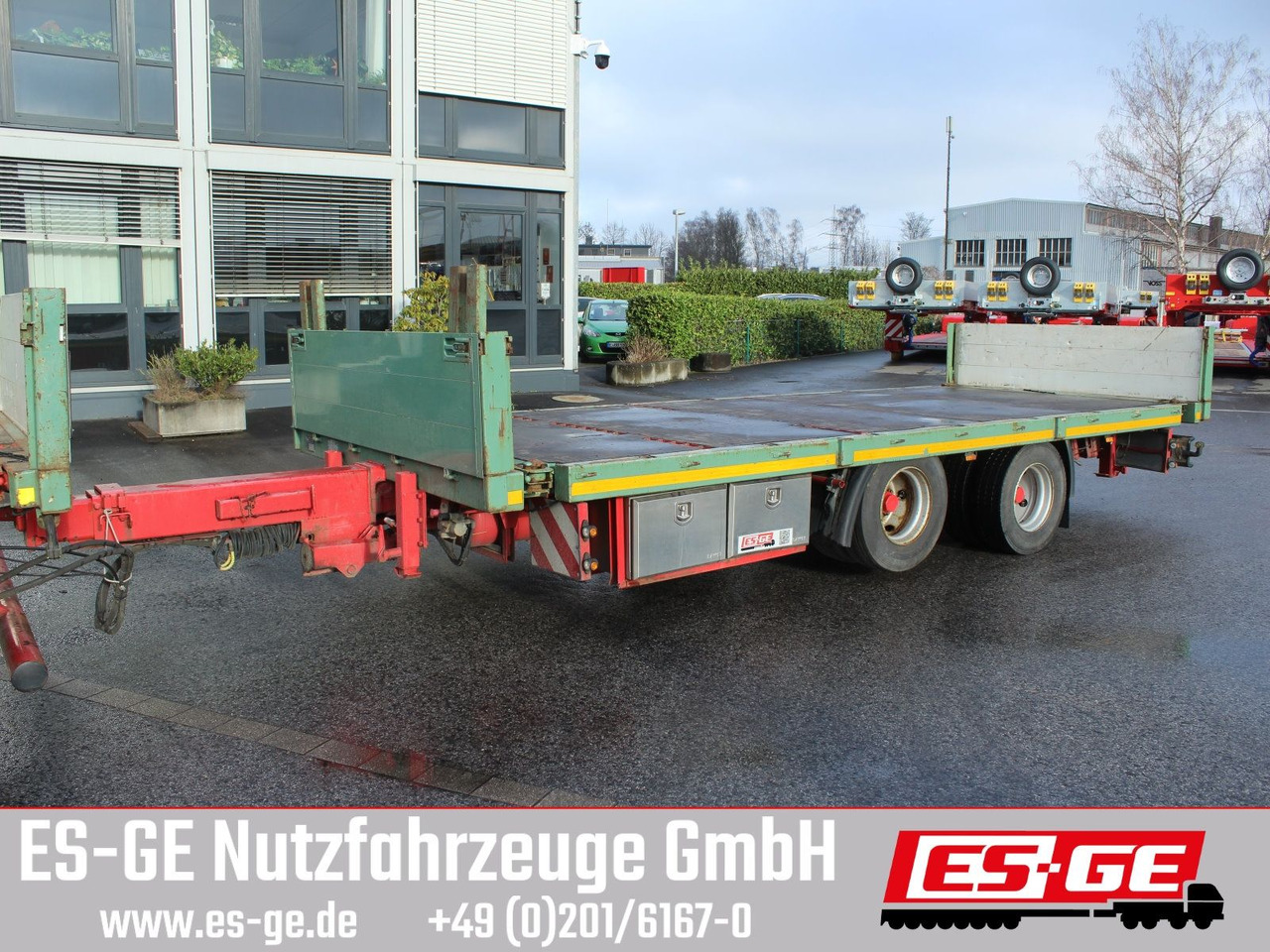 Langfeld Tandemanhänger - Dropside/ Flatbed trailer: picture 4 Langfeld Tandemanhänger - Dropside/ Flatbed trailer: picture 4