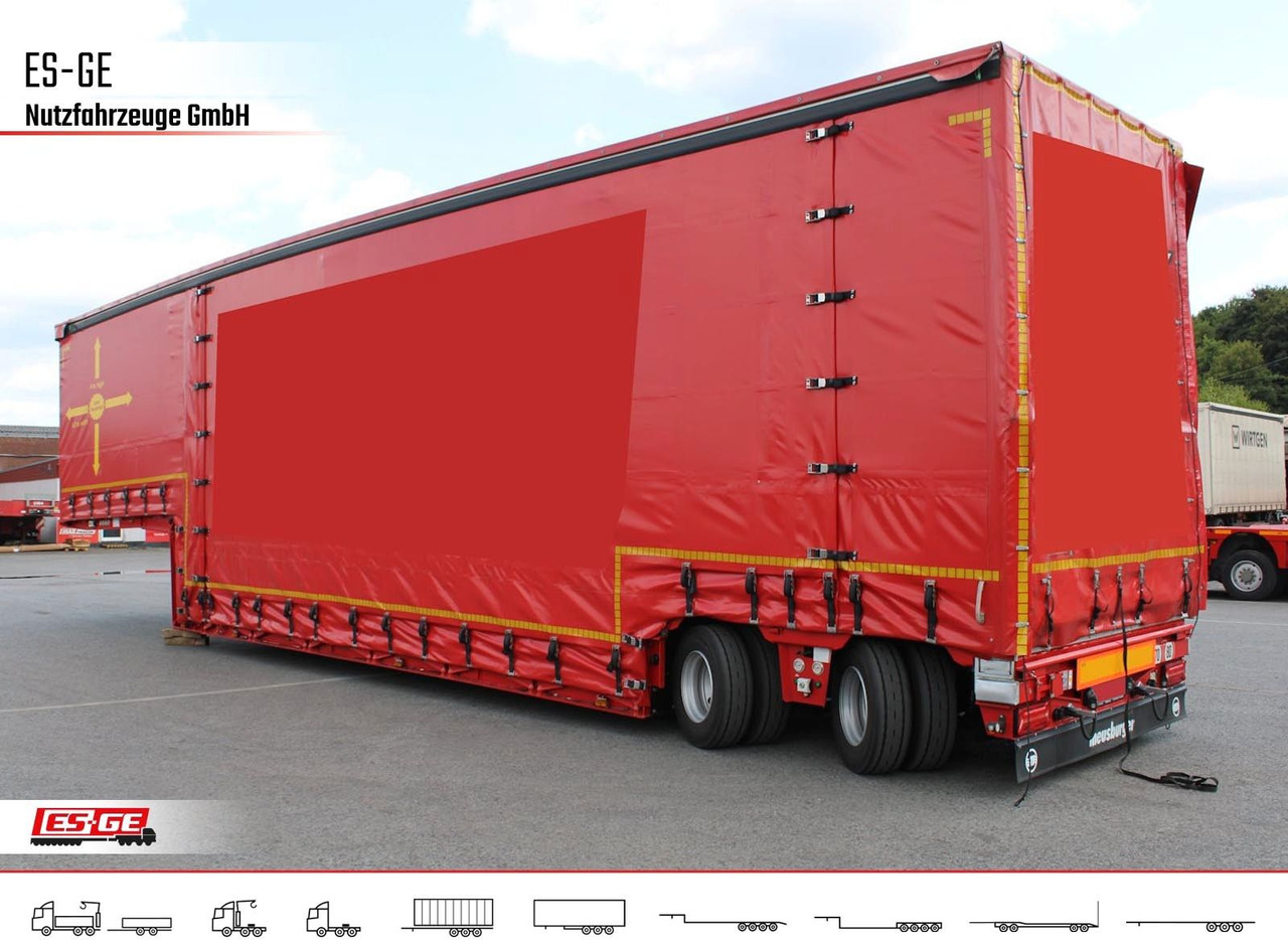 Meusburger 2-Achs-Jumbo-Tiefbett, verbreiterbar - Low loader semi-trailer: picture 1 Meusburger 2-Achs-Jumbo-Tiefbett, verbreiterbar - Low loader semi-trailer: picture 1
