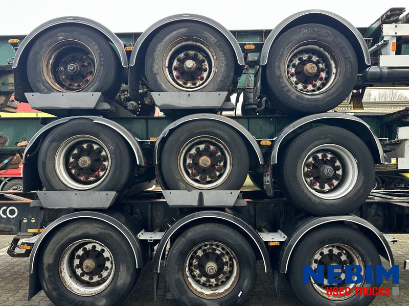 Van Hool 3B0071 STACK PRICE € 6.950,- - 1x20" - 2x20" - 1x40" - Container transporter/ Swap body semi-trailer: picture 3 Van Hool 3B0071 STACK PRICE € 6.950,- - 1x20" - 2x20" - 1x40" - Container transporter/ Swap body semi-trailer: picture 3