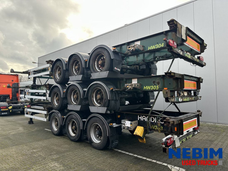 Van Hool 3B0071 STACK PRICE € 6.950,- - 1x20" - 2x20" - 1x40" - Container transporter/ Swap body semi-trailer: picture 5 Van Hool 3B0071 STACK PRICE € 6.950,- - 1x20" - 2x20" - 1x40" - Container transporter/ Swap body semi-trailer: picture 5