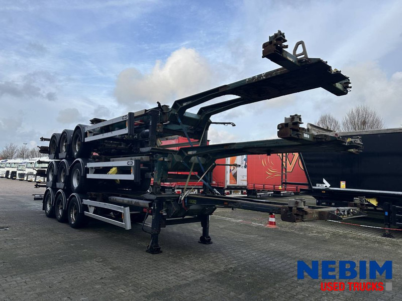 Van Hool 3B0071 STACK PRICE € 6.950,- - 1x20" - 2x20" - 1x40" - Container transporter/ Swap body semi-trailer: picture 4 Van Hool 3B0071 STACK PRICE € 6.950,- - 1x20" - 2x20" - 1x40" - Container transporter/ Swap body semi-trailer: picture 4