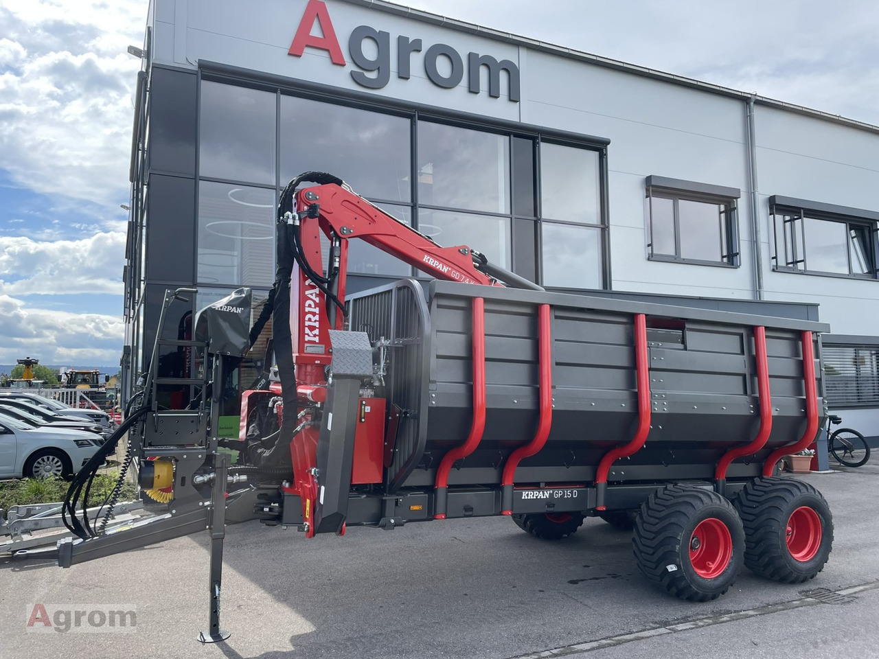 Krpan GP 15 D + Kran 7,4 K - Forestry trailer: picture 1 Krpan GP 15 D + Kran 7,4 K - Forestry trailer: picture 1