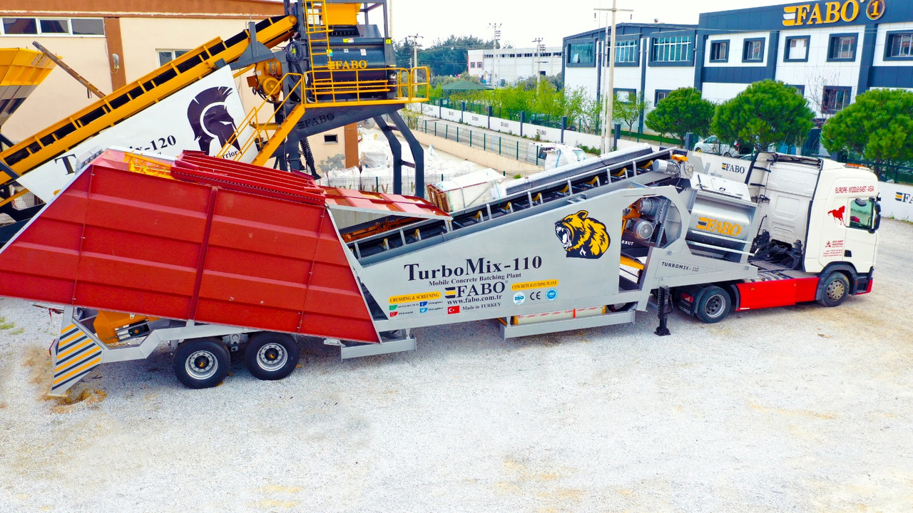 FABO mobile concrete batching plant - Concrete plant: picture 2 FABO mobile concrete batching plant - Concrete plant: picture 2