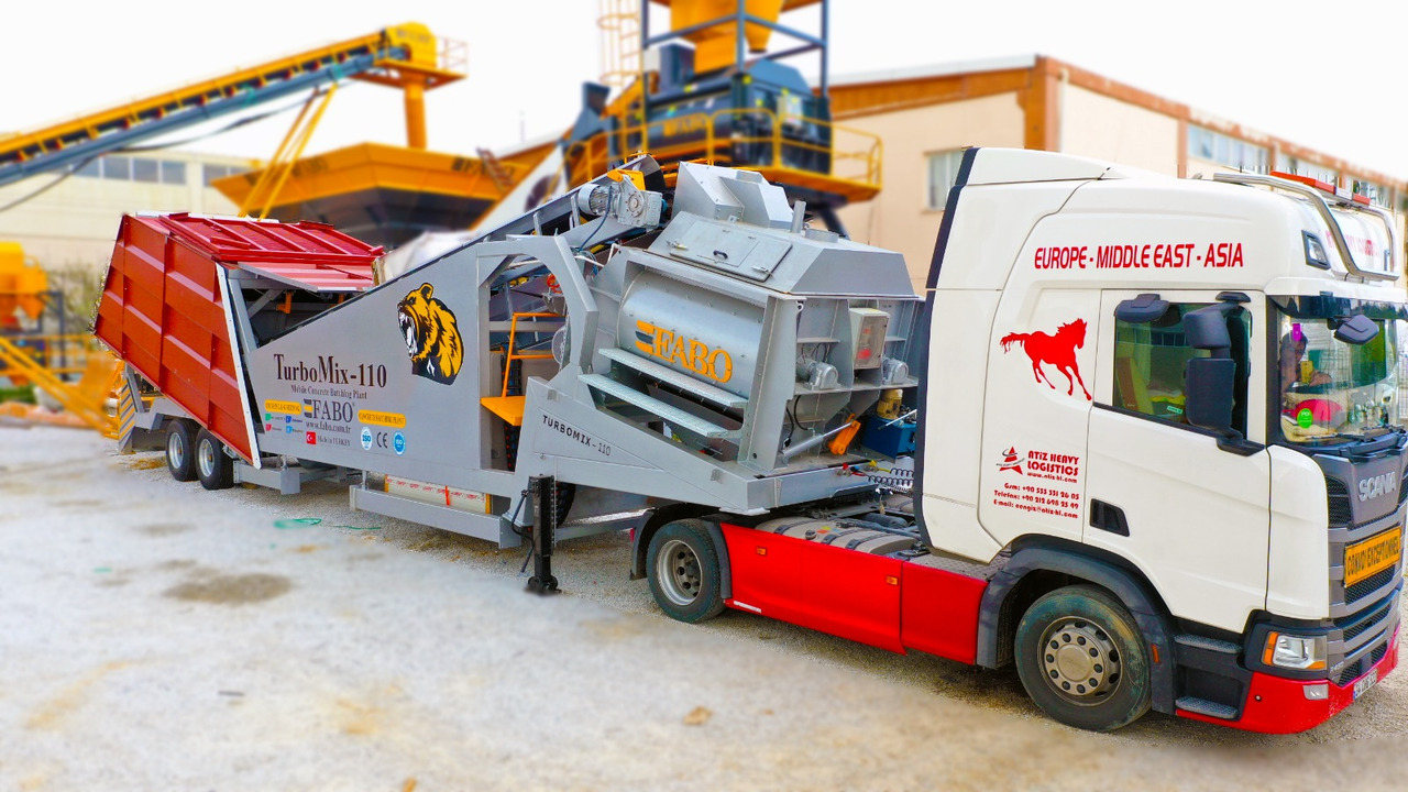 New Concrete plant FABO mobile concrete batching plant: picture 1