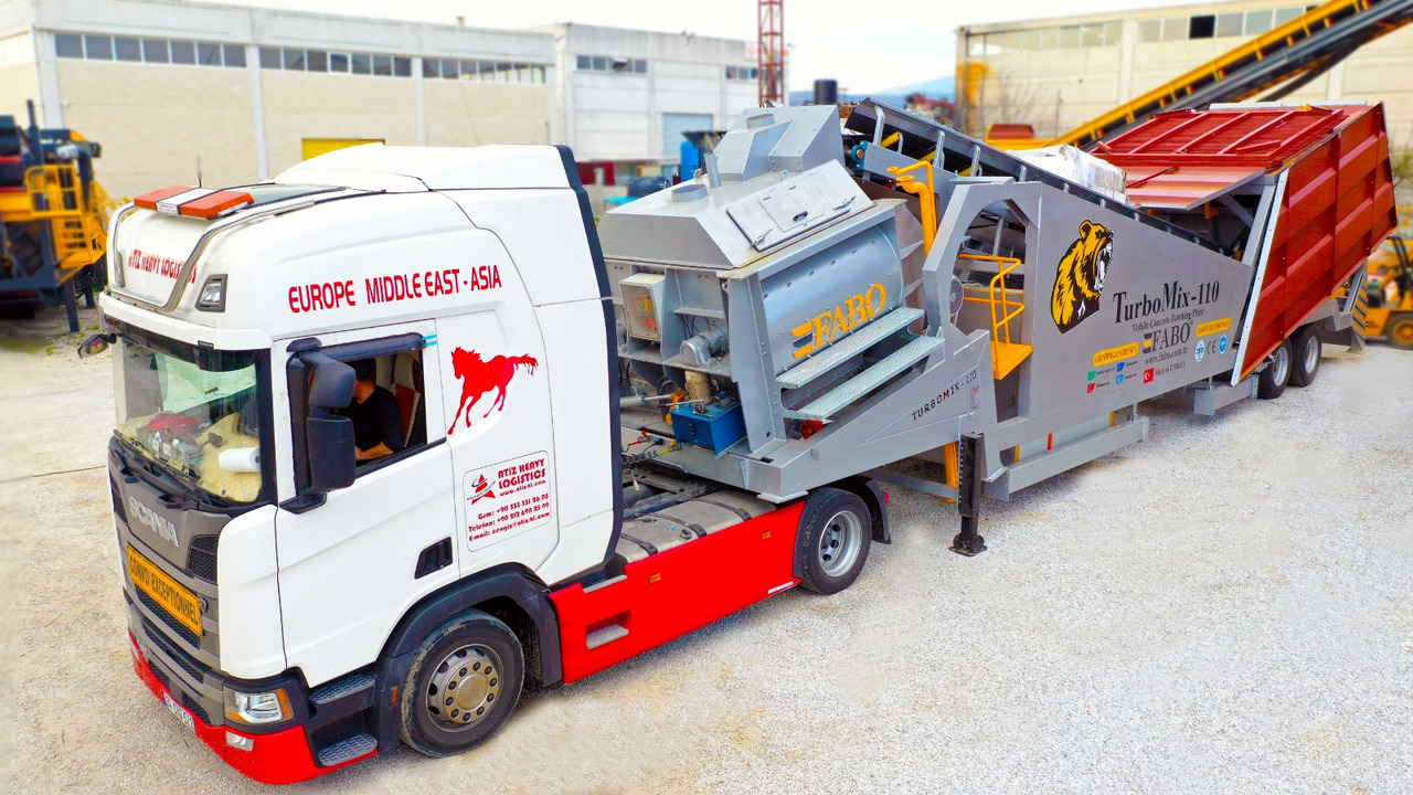 FABO mobile concrete batching plant - Concrete plant: picture 4 FABO mobile concrete batching plant - Concrete plant: picture 4