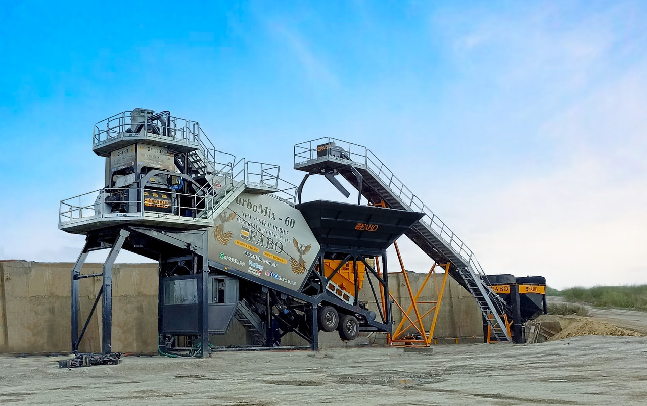 FABO mobile concrete batching plant - Concrete plant: picture 1 FABO mobile concrete batching plant - Concrete plant: picture 1