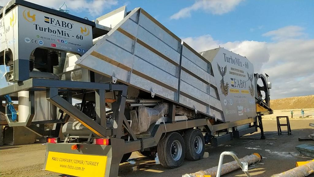 New Concrete plant FABO mobile concrete batching plant: picture 8