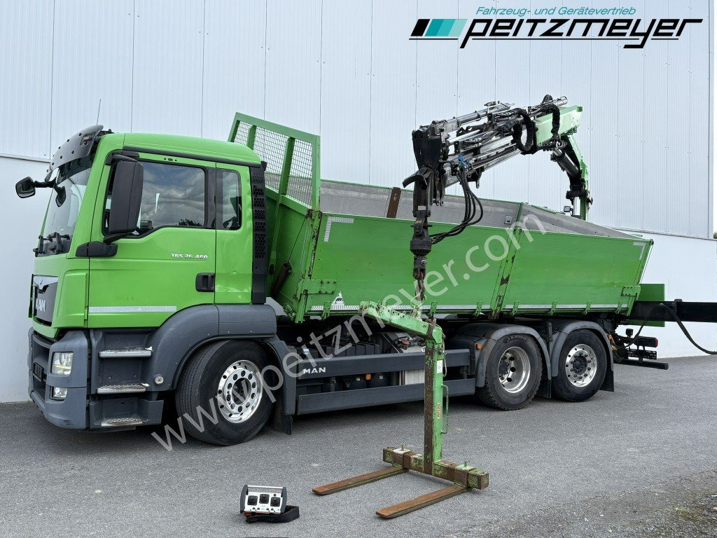 MAN TGS 26.460 FL 6x2 Kipper+Kran+Funk Lenkachse, 2-Seitenkipper, Atlas 172.3 - Other machinery: picture 1 MAN TGS 26.460 FL 6x2 Kipper+Kran+Funk Lenkachse, 2-Seitenkipper, Atlas 172.3 - Other machinery: picture 1