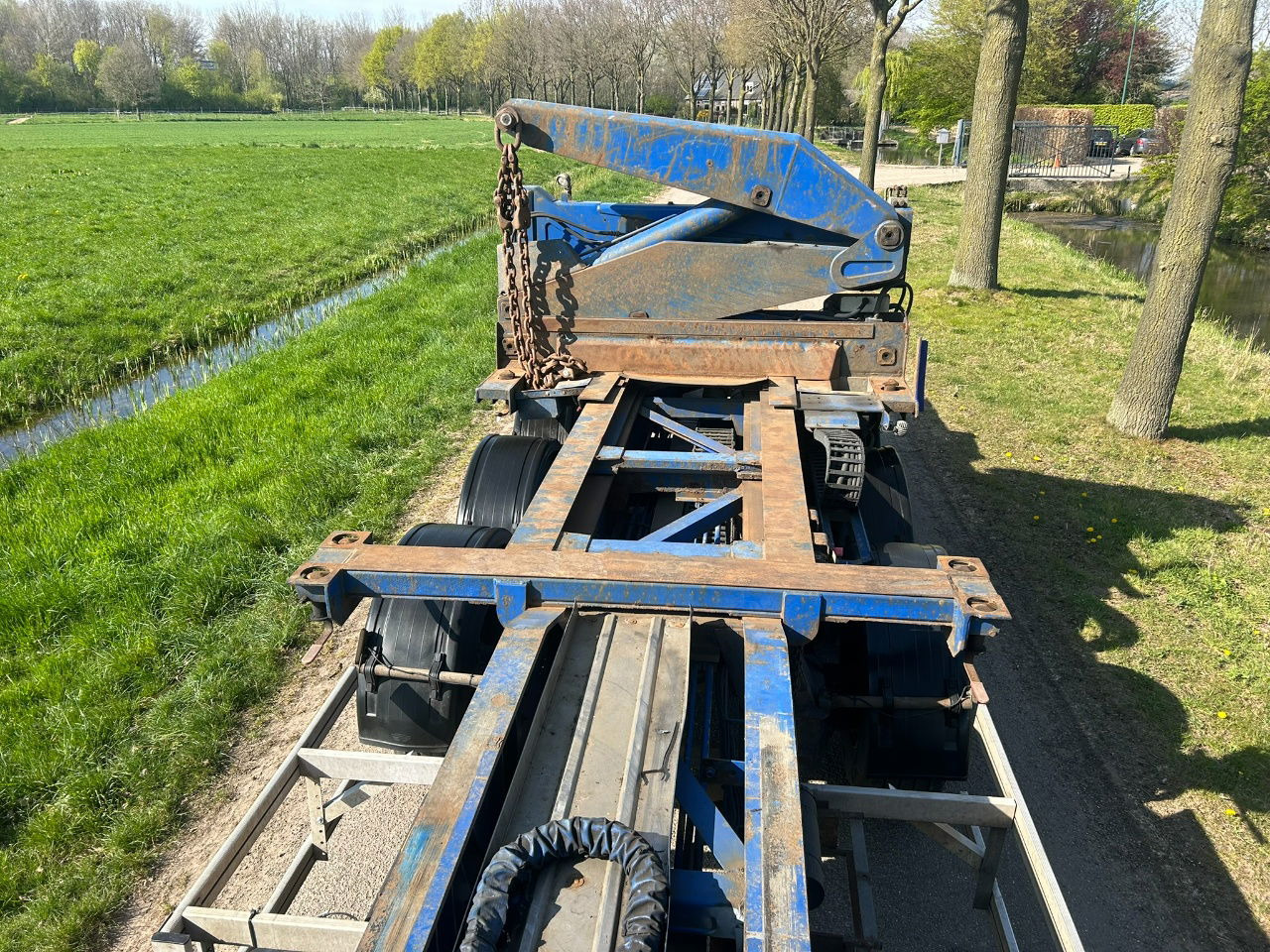 Container transporter/ Swap body semi-trailer Pacton Steelbro MK6 Side loader / 20 - 40 ft / own diesel power pack / saf disc braks: picture 7