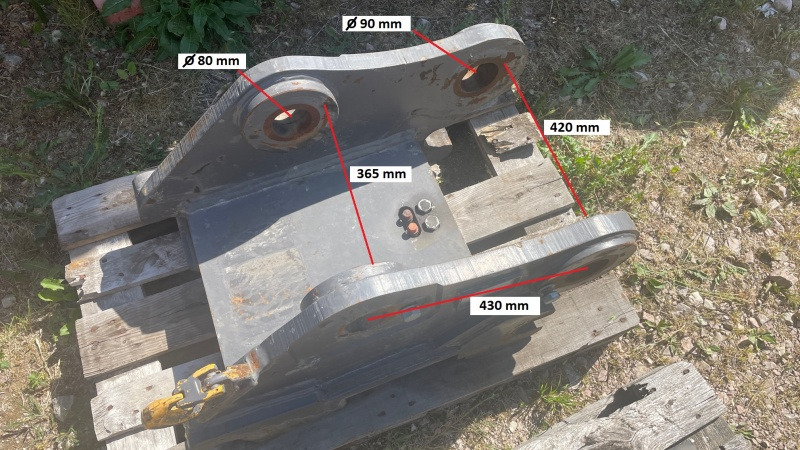 S80 - Quick coupler for Excavator: picture 3 S80 - Quick coupler for Excavator: picture 3