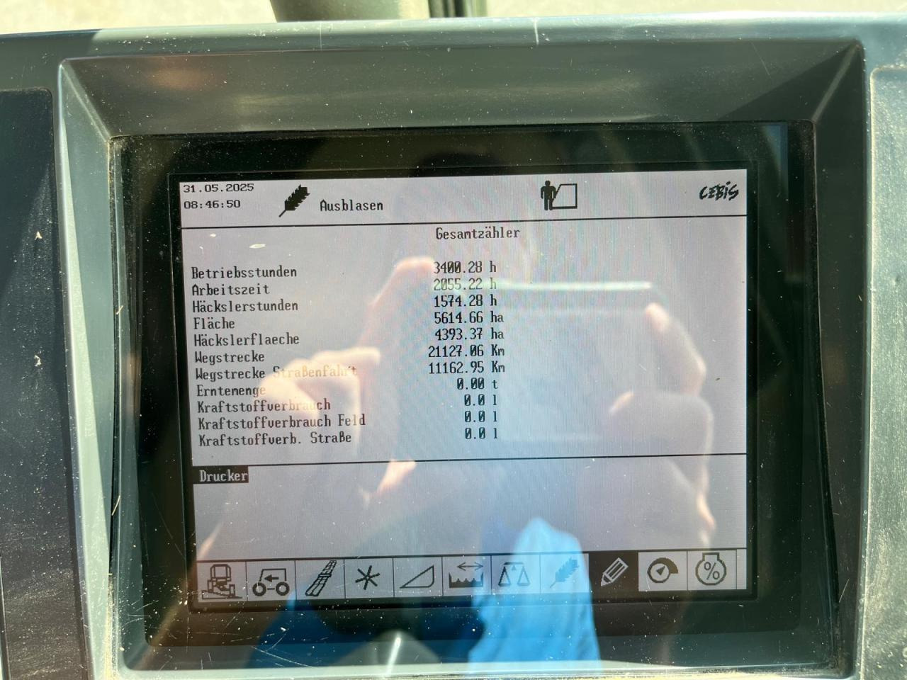 Combine harvester CLAAS Lexion 550 mit Schneidwerk V750, mit 3D, Baujahr 2009, guter gepflegter Zustand: picture 32