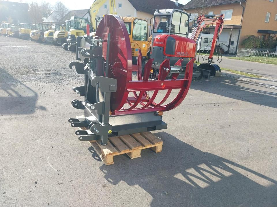 Holzbündelgerät mechanisch Bündelgerät Profi Brennholzbündelgerät - Attachment for Forestry equipment: picture 5 Holzbündelgerät mechanisch Bündelgerät Profi Brennholzbündelgerät - Attachment for Forestry equipment: picture 5