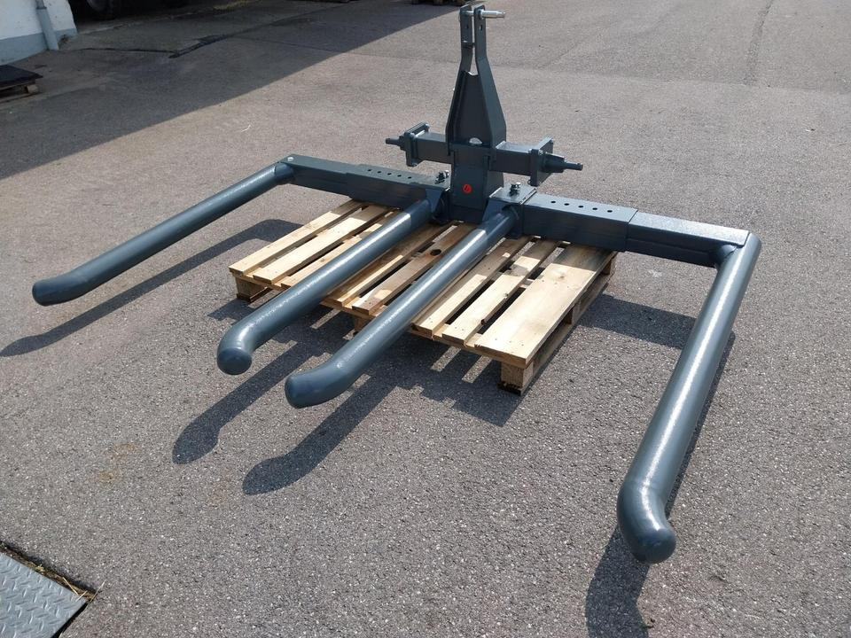 Ballengabel doppelt Siloballengabel Ballentransportgabel Heu Silo - Silage equipment: picture 1 Ballengabel doppelt Siloballengabel Ballentransportgabel Heu Silo - Silage equipment: picture 1