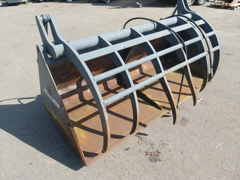 Greifschaufel Stoll 2m Euro Hoflader Schlepper Schaufel - Loader bucket: picture 3 Greifschaufel Stoll 2m Euro Hoflader Schlepper Schaufel - Loader bucket: picture 3