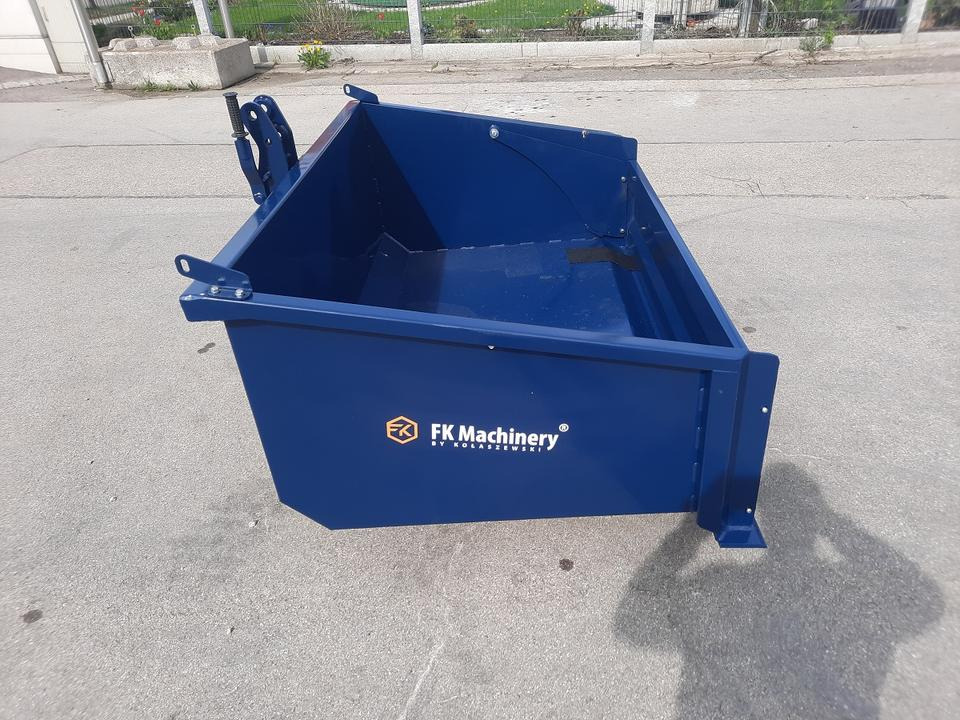 Heckcontainer 1,8 Container kippbar Schlepper Heckmulde Schaufel - Loader bucket: picture 4 Heckcontainer 1,8 Container kippbar Schlepper Heckmulde Schaufel - Loader bucket: picture 4