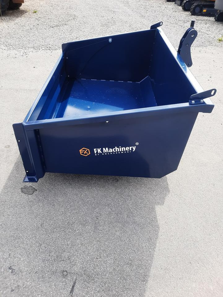 Heckcontainer 1,8 Container kippbar Schlepper Heckmulde Schaufel - Loader bucket: picture 2 Heckcontainer 1,8 Container kippbar Schlepper Heckmulde Schaufel - Loader bucket: picture 2